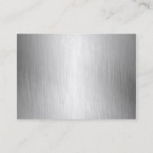 Cartes de visite Metal Nameplate Company (Dos)