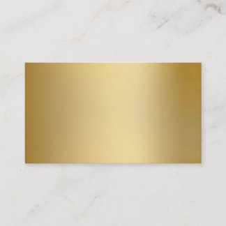 Cartes de visite métalliques de regard d'or