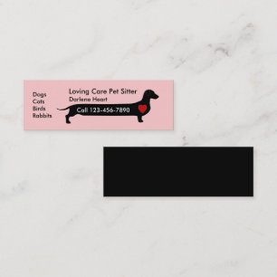 Cartes de visite mignonnes et abordables pour gard