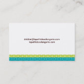 Cartes de visite mignons de bruit de gâteau (Dos)