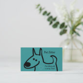 Cartes de visite mignons de garde d'enfants (Debout devant)