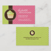 Cartes de visite mignons de petit gâteau (Devant / Derrière)