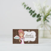 Cartes de visite mignons de petit gâteau (Debout devant)