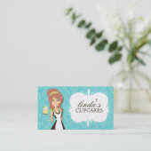 Cartes de visite mignons de petit gâteau (Debout devant)