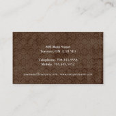 Cartes de visite mignons de petit gâteau (Dos)