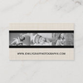 Cartes de visite mignons de photographe (Dos)