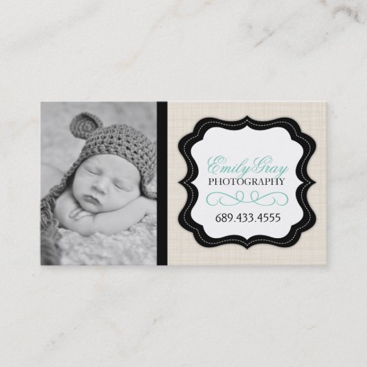 Cartes de visite mignons de photographe (Devant)