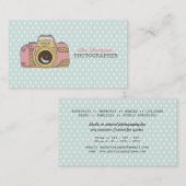 Cartes de visite mignons de photographie (Devant / Derrière)