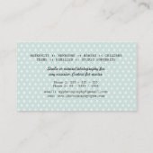 Cartes de visite mignons de photographie (Dos)