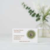 Cartes de visite mignons de raton laveur (Debout devant)