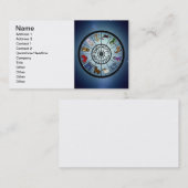 cartes de visite mignons de signe de zodiaque (Devant / Derrière)