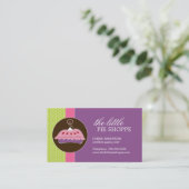 Cartes de visite mignons de tarte (Debout devant)