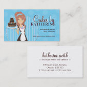 Cartes de visite mignons et doux de boulangerie (Devant / Derrière)