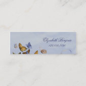 Cartes de visite minces de ~ de papillons et de (Dos)