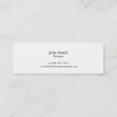 Cartes de visite minces de lever de soleil (Dos)