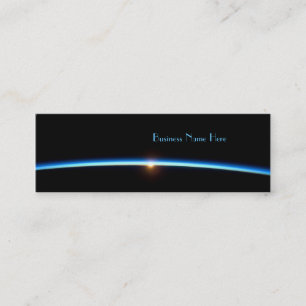 Cartes de visite minces de signet de Blue Line