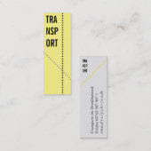 Cartes de visite miniatures (Devant / Derrière)