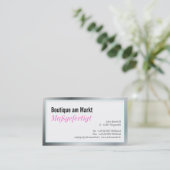 Cartes de visite miniatures en solde (Debout devant)