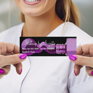 Cartes de visite miniatures pour beauté et maquill