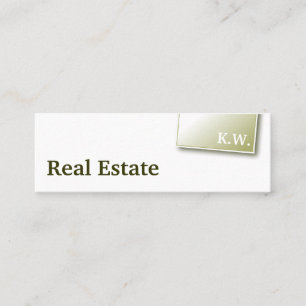 Cartes de visite miniatures pour l'immobilier