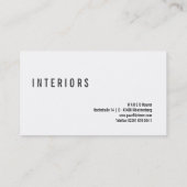 Cartes de visite Minimal Rainbow (Dos)