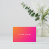 Cartes de visite minimalistes (Debout devant)