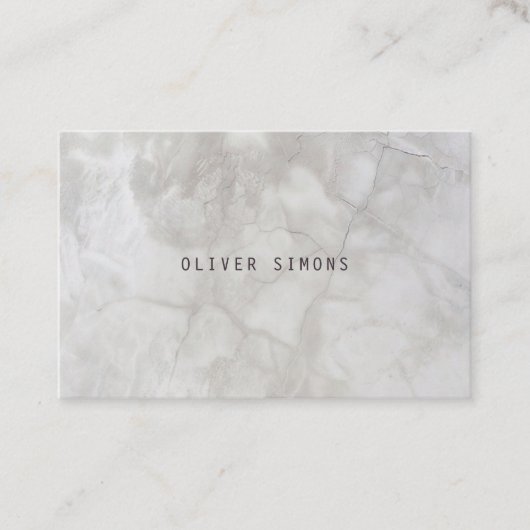 Cartes de visite minimalistes (Devant)