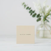 Cartes de visite minimalistes (Debout devant)
