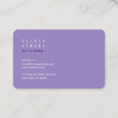 Cartes de visite minimalistes (Dos)