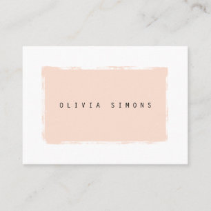 Cartes de visite minimalistes