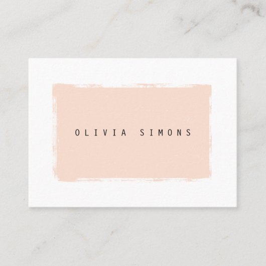 Cartes de visite minimalistes (Devant)