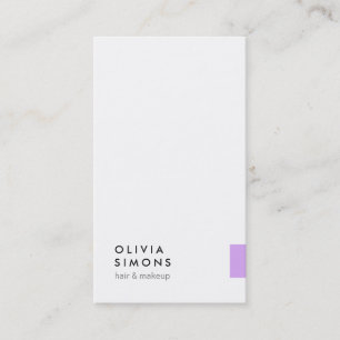 Cartes de visite minimalistes