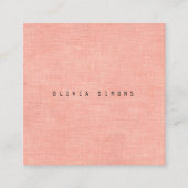 Cartes de visite minimalistes (Devant)