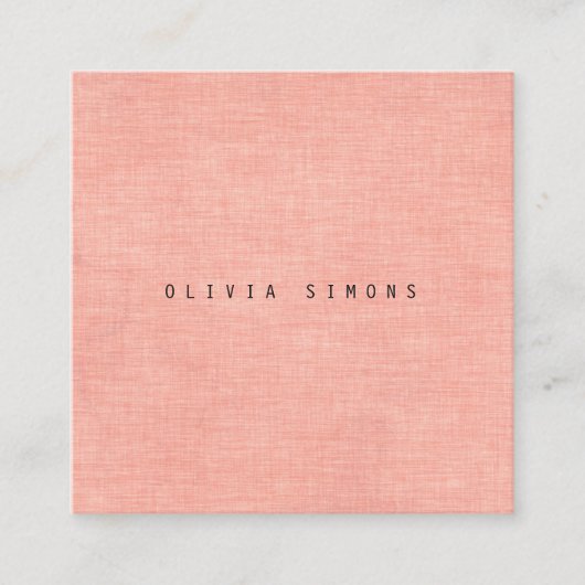 Cartes de visite minimalistes (Devant)