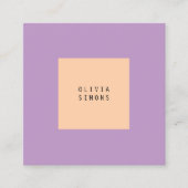 Cartes de visite minimalistes (Devant)