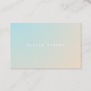 Cartes de visite minimalistes