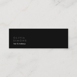 Cartes de visite minimalistes