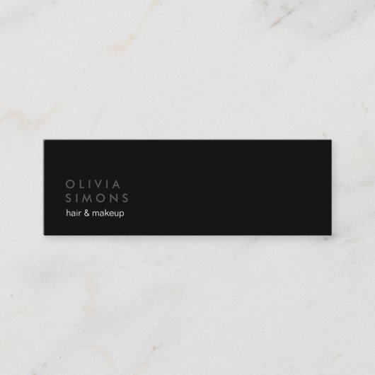 Cartes de visite minimalistes (Devant)