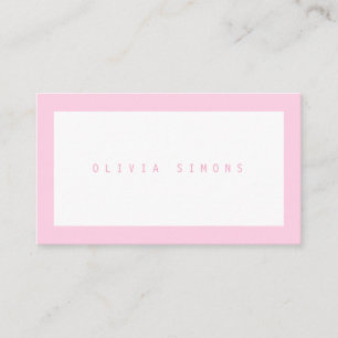 Cartes de visite minimalistes
