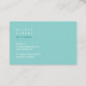 Cartes de visite minimalistes (Dos)