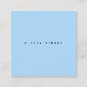 Cartes de visite minimalistes