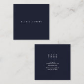 Cartes de visite minimalistes (Devant / Derrière)