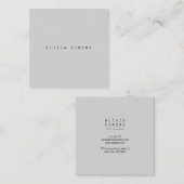 Cartes de visite minimalistes (Devant / Derrière)