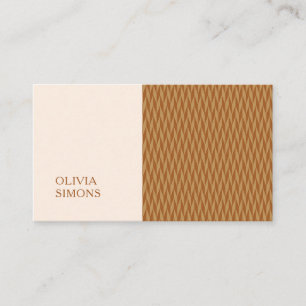 Cartes de visite minimalistes dans le style boho.