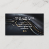 Cartes de visite minimalistes de luxe (Dos)