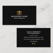 Cartes de visite minimalistes de luxe (Devant / Derrière)