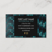 Cartes de visite minimalistes de luxe (Dos)