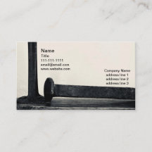 Cartes de visite minimalistes industriels