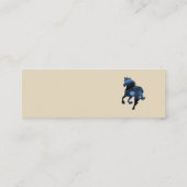 Cartes de visite minimaux élégants avec le cheval (Dos)