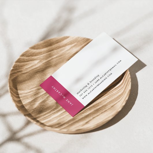 Cartes de visite minimaux modernes | Magenta